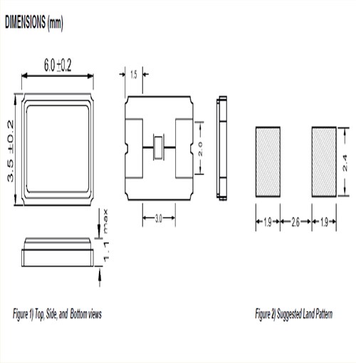 ESC晶振ECX-64A,ECS-270-18-23A-EN-TR陶瓷晶振