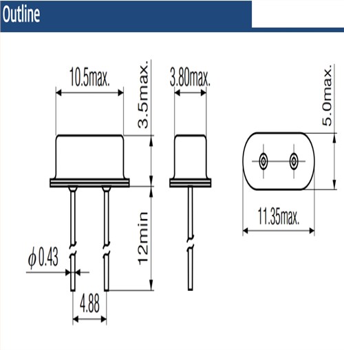 SX-49U-20-30H2-30.000MHz-12pF\6G无线网络晶振\SHINSUNG插件晶体