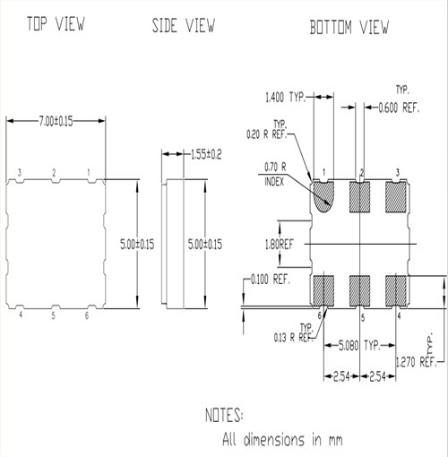 6G移动通信晶振 8N32003EC-60.000-CDI8 IDT有源振荡器