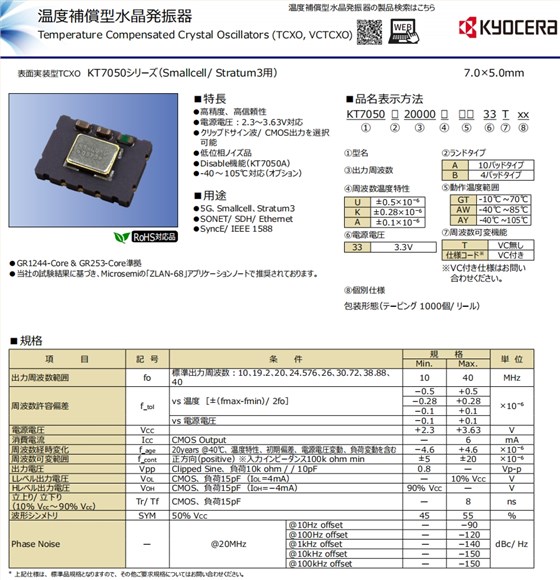 KT7050 1