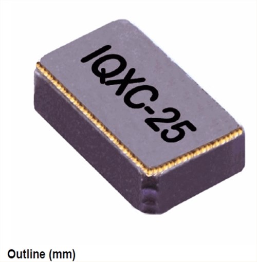 2012mm,32.768kHz-IQXC-25-20/-/-/12.5,IQD数字显示晶振,IQXC-25晶振