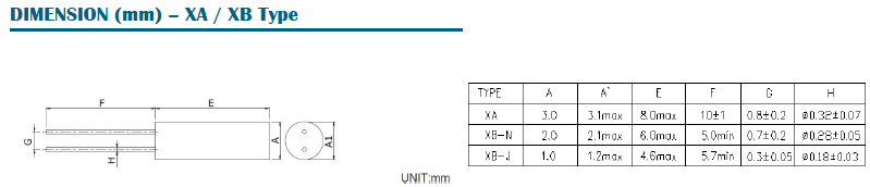 XA晶振,32.768KHz晶振,8.0*3.0mm圆柱晶振